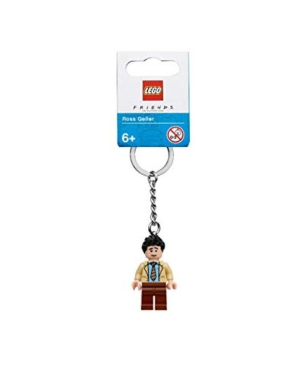 LEGO Minifigure Keychain Friends Ross Geller